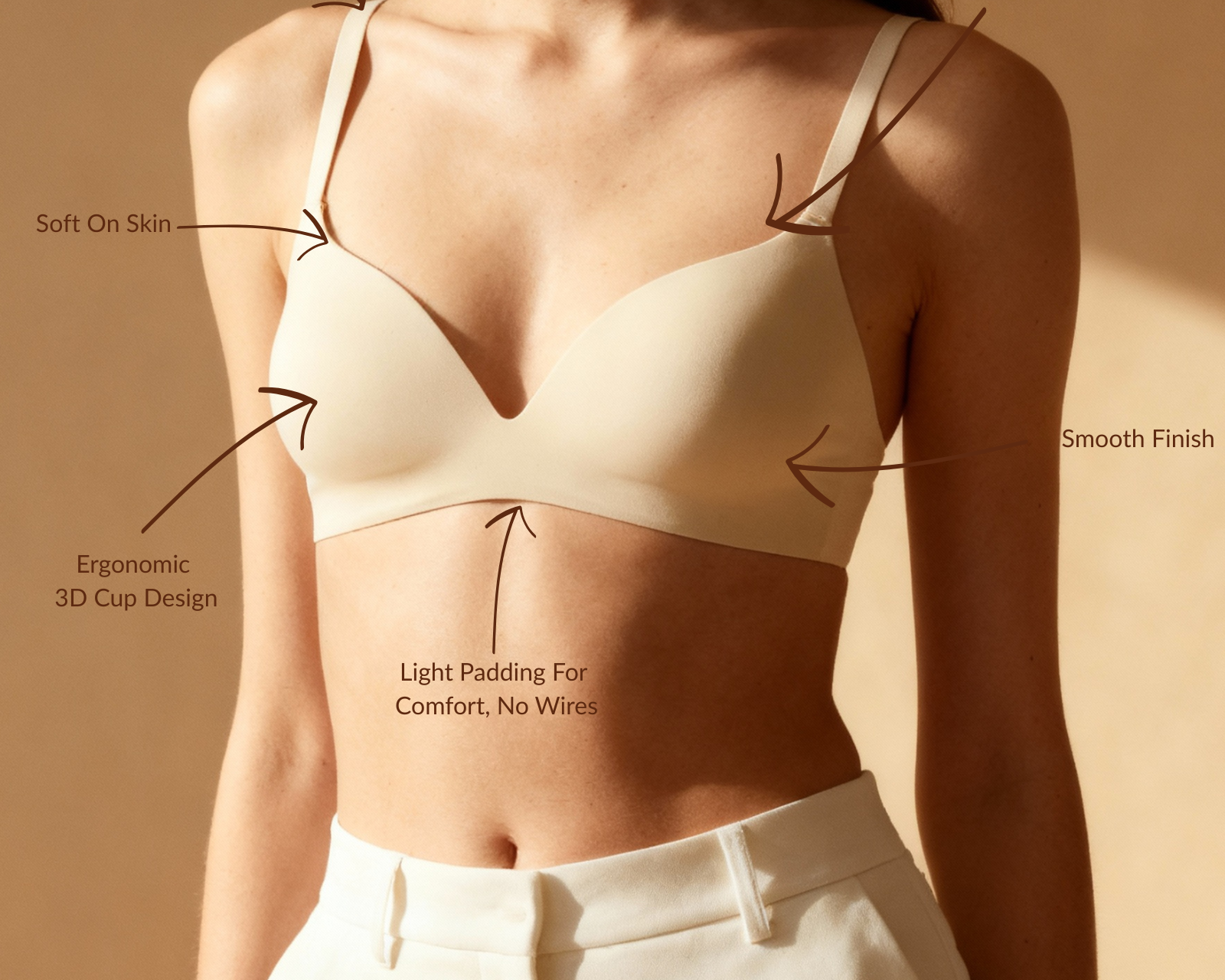 THE SEAMLESS WIRELESS BRA : DESIGNED FOR EVERYDAY COMFORT